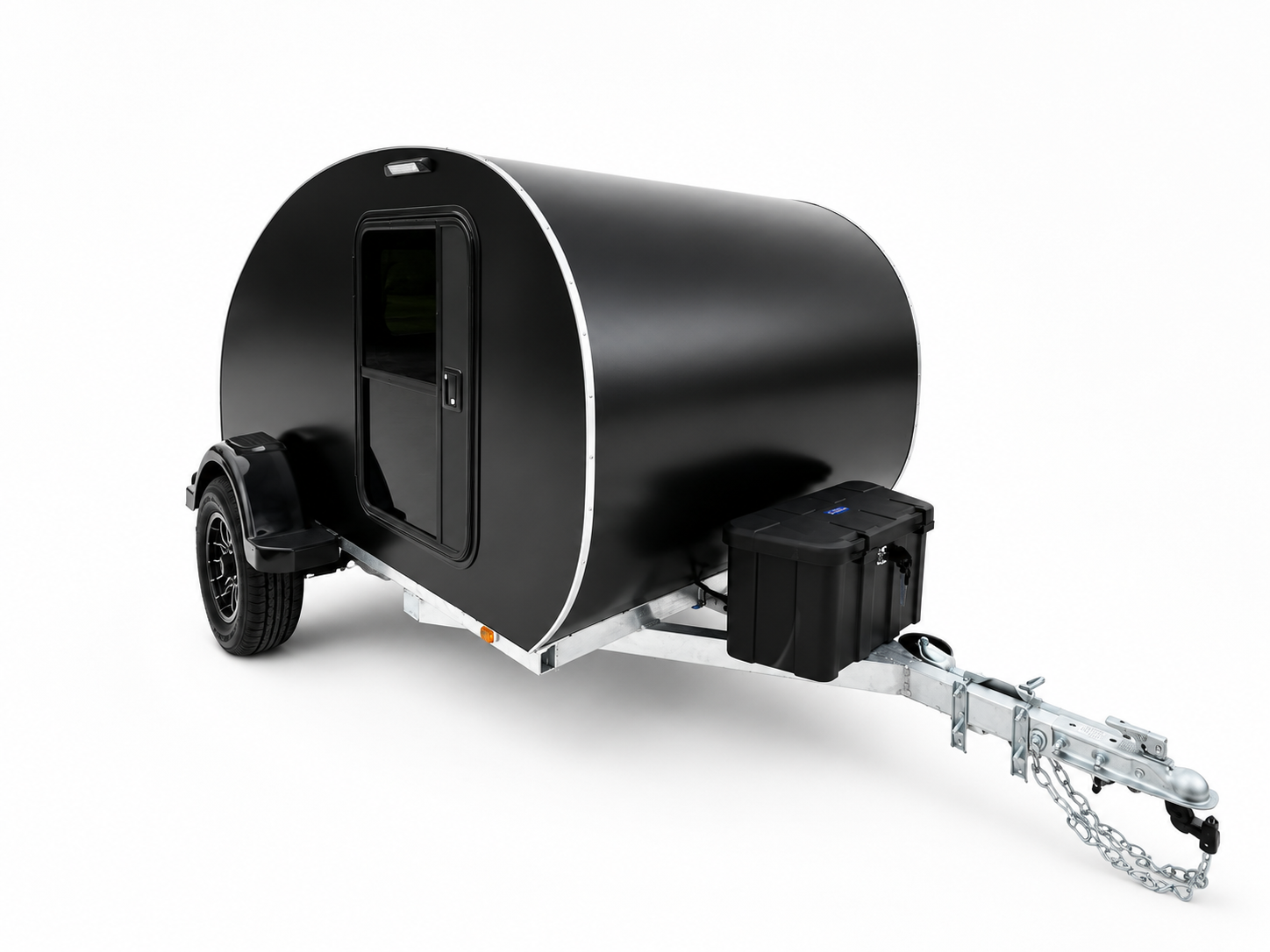 Custom aluminum camper trailer built in Barrie Ontario